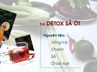 Thanh lọc, giảm cân với 2 công thức sinh tố detox