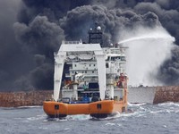 Trung Quốc: Ảnh hưởng môi trường từ sự cố tràn dầu tàu Sanchi