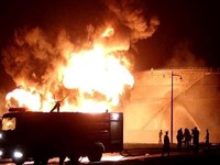 Hỏa hoạn tại nhà máy lọc dầu của Yemen