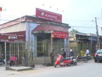 Bắt giữ đối tượng mang dao đi cướp ngân hàng Agribank Thái Bình