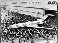 Máy bay phản lực Boeing 727 thực hiện chuyến bay thương mại cuối cùng