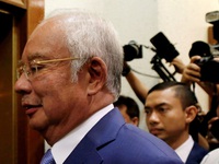 Tiếp tục tiến trình xét xử cựu Thủ tướng Malaysia Najib Razak trong vụ Quỹ 1MDB