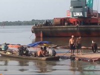 3 thợ lặn mất tích khi trục vớt container chìm trên sông Lòng Tàu