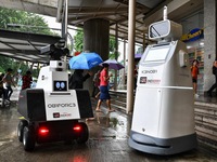 Singapore thử nghiệm robot tuần tra an ninh