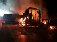 Tai nạn liên hoàn trên đường cao tốc ở Hàn Quốc, gần 10 người thiệt mạng