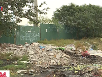 Cuối năm, rác thải lại tràn ngập trên Đại lộ Thăng Long