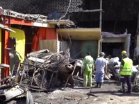 Cháy chợ ở Mexico, 2 người thiệt mạng