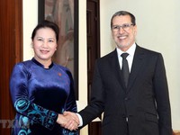 Chủ tịch Quốc hội Nguyễn Thị Kim Ngân hội kiến Thủ tướng Maroc