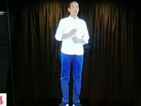 Tổng thống Indonesia dùng công nghệ Hologram để vận động tranh cử