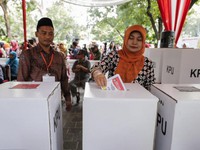 Bầu cử Indonesia: Hoạt động bỏ phiếu diễn ra an toàn trật tự