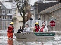 Canada: Thêm một thành phố ban bố tình trạng khẩn cấp vì lũ lụt