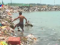 Ô nhiễm rác thải tại khu dân cư ven biển