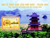 Cận cảnh bộ tem chào mừng Đại lễ Phật đản LHQ Vesak 2019