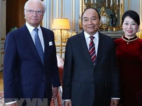 Thủ tướng Nguyễn Xuân Phúc hội kiến Nhà vua Thụy Điển