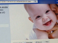 Nhiều đối tượng tội phạm lợi dụng mạng xã hội để mua bán trẻ sơ sinh