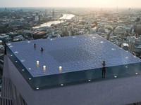 Choáng: Bể bơi vô cực 360 độ đầu tiên trên thế giới tại London