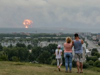Nga: Lại cháy nổ kho đạn ở Siberia