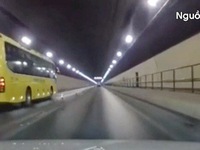 Xác minh, xử lý nghiêm lái xe đi ngược chiều trong hầm đường bộ Hải Vân