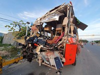 Xe khách Phương Trang tăng tốc 63 km/h khi xảy ra tai nạn