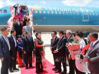 Chủ tịch Quốc hội Nguyễn Thị Kim Ngân đến Thái Lan