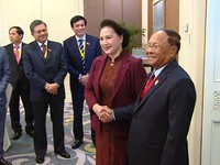 Chủ tịch Quốc hội Việt Nam và Chủ tịch Quốc hội Campuchia hội kiến