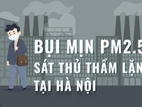 [Infographic] Bụi mịn PM 2.5 - 'Sát thủ' thầm lặng tại Hà Nội