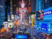 New York gets ready for the new year's countdown event