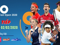 VTVcab offers full live coverage of the Australian Open 2020 with exclusive of Vietnamese commentary