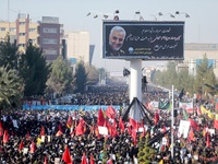Giẫm đạp trong đám tang tướng Iran, ít nhất 35 người chết