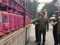 Phát hiện cơ sở sang chiết gas trái phép số lượng lớn ở Bắc Giang