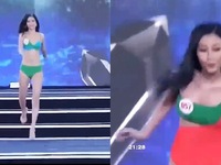 Những pha té ngã trên sân khấu Bán kết Hoa hậu Việt Nam 2020