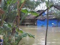 Hàng ngàn hộ dân vùng trũng ở Quảng Trị bị ngập lụt trở lại