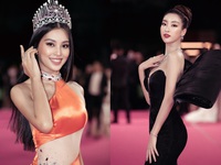 Tiểu Vy, Đỗ Mỹ Linh đọ trang sức bạc tỷ trên thảm đỏ Chung kết toàn quốc Hoa hậu Việt Nam 2020