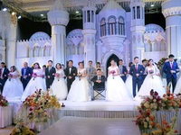 Thái Nguyên tổ chức lễ cưới tập thể cho công nhân lao động