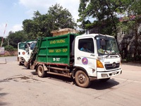 Xử lý nghiêm các xe chở rác gây mất vệ sinh và gây ùn tắc giao thông tại bãi rác Nam Sơn