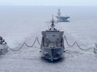 Nhóm Bộ tứ Mỹ, Nhật, Australia, Ấn Độ tập trận hải quân