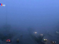 Sương mù dày đặc bao phủ thủ đô Ấn Độ, làm khó người dân