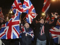 Người Anh ăn mừng thời khắc rời EU