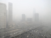Bắc Kinh (Trung Quốc) trong tình trạng ô nhiễm không khí nặng