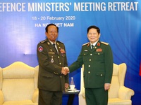 Hợp tác quốc phòng là trụ cột trong mối quan hệ Việt Nam - Campuchia