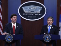Mỹ - Hàn Quốc xem xét giảm quy mô tập trận chung