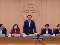 Bí thư Thành ủy Hà Nội Vương Đình Huệ: Cách ly là giải pháp hàng đầu để phòng dịch COVID-19