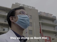 Y bác sĩ bệnh viện Bạch Mai cùng hát 'Cảm ơn tình yêu', chúc quyết thắng COVID-19