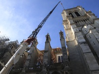 Công tác khôi phục Nhà thờ Đức Bà Paris bị chậm do dịch COVID-19