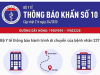 Toàn cảnh phòng chống dịch COVID-19 ngày 4/4: Bộ Y tế phát thông báo khẩn, bệnh nhân 237 đi khắp nơi