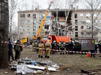 Nhiều người thương vong trong vụ nổ khí gas tại tòa nhà chung cư ở Nga