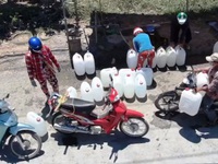 Thiếu nước sinh hoạt trầm trọng tại Tiền Giang