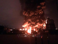 Đồng Nai: Hỏa hoạn tại bãi rác gây cháy lan sang 6 nhà dân