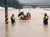 Hàn Quốc thêm 11 khu vực vào danh sách vùng thảm họa đặc biệt vì mưa lũ