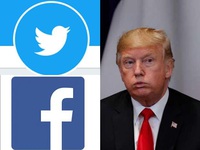 Facebook, Twitter thiệt hại nặng sau khi “cấm cửa” ông Trump